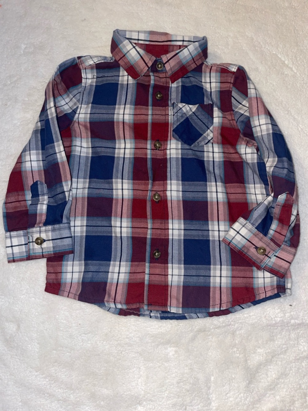 18m button down
